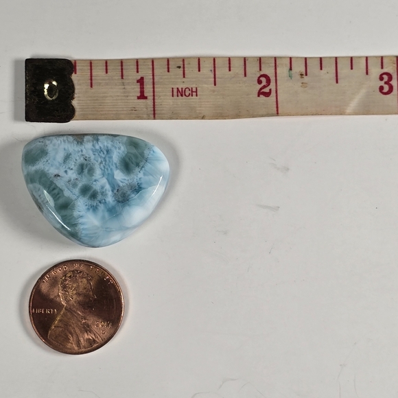 Larimar loose gemstone for pendant,necklace or bracelet. - Picture 2 of 4